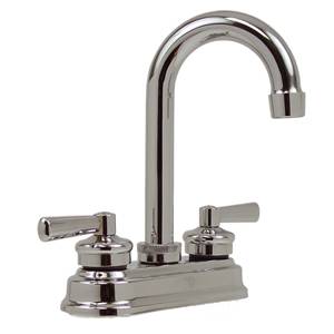 191421 RUGO - Mezcladora lavabo de bronce tipo bar maneral palanca 1/4 de vuelta cromada 24BP Rugo