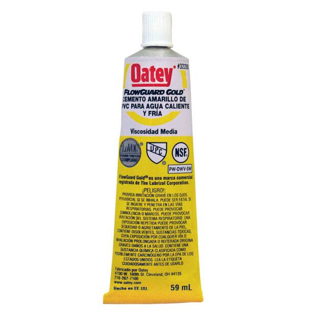 192267 OATEY - Pegamento para CPVC 059ml en tubo flowguard Oatey