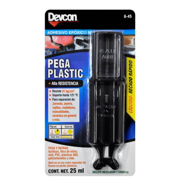 192604 DEVCON - Pega plastico 25 ml jeringa Devcon
