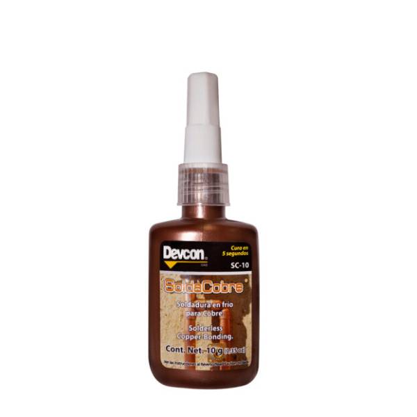192608 DEVCON - Solda cobre para conexiones lisas botella 10ml Devcon
