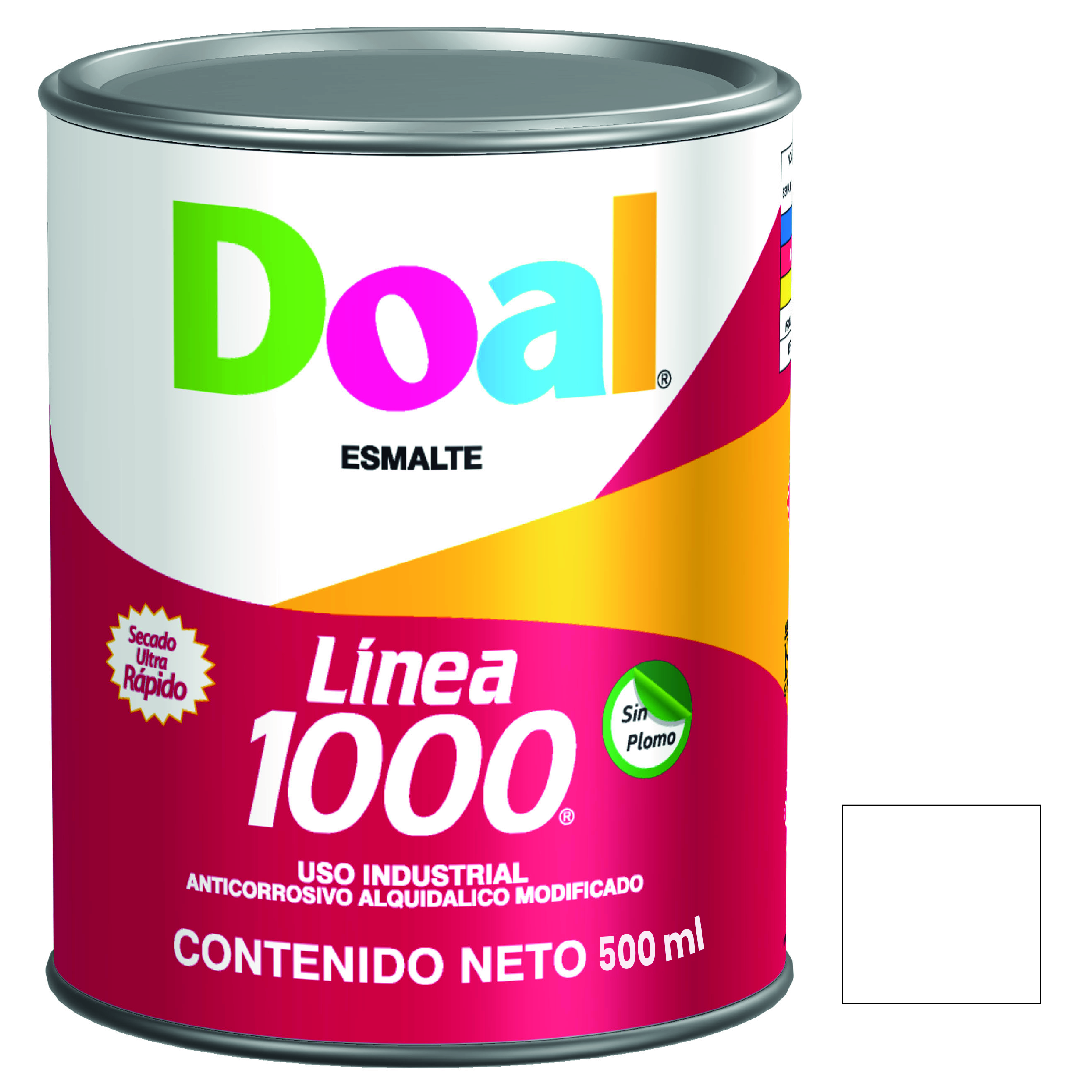 193043 DOAL - Esmalte linea 1000 1020 blanco 0.5l Doal