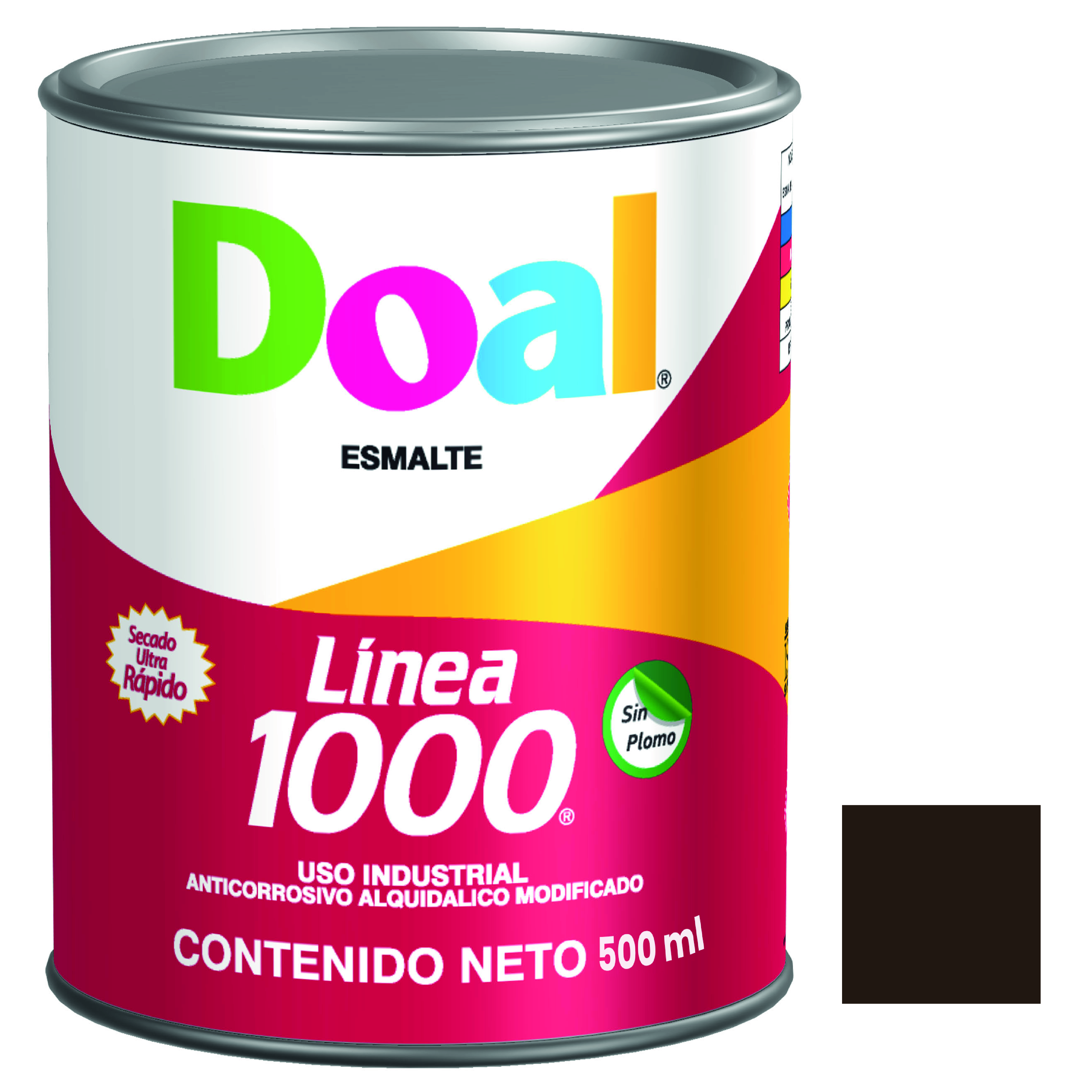 193045 DOAL - Esmalte linea 1000 1016 cafe obscuro 0.5l Doal