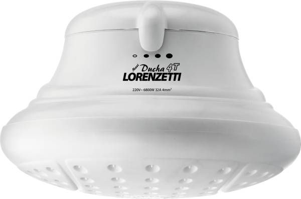 193118 LORENZETTI - Regadera electrica 4 temperaturas sin brazo blanca Bella Lorenzetti