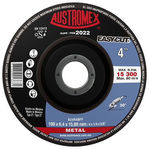 193270 AUSTROMEX - Disco desbaste metal 4