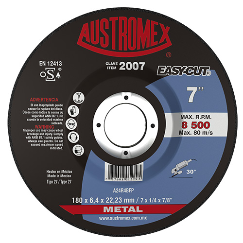 193342 AUSTROMEX - Disco desbaste metal 7