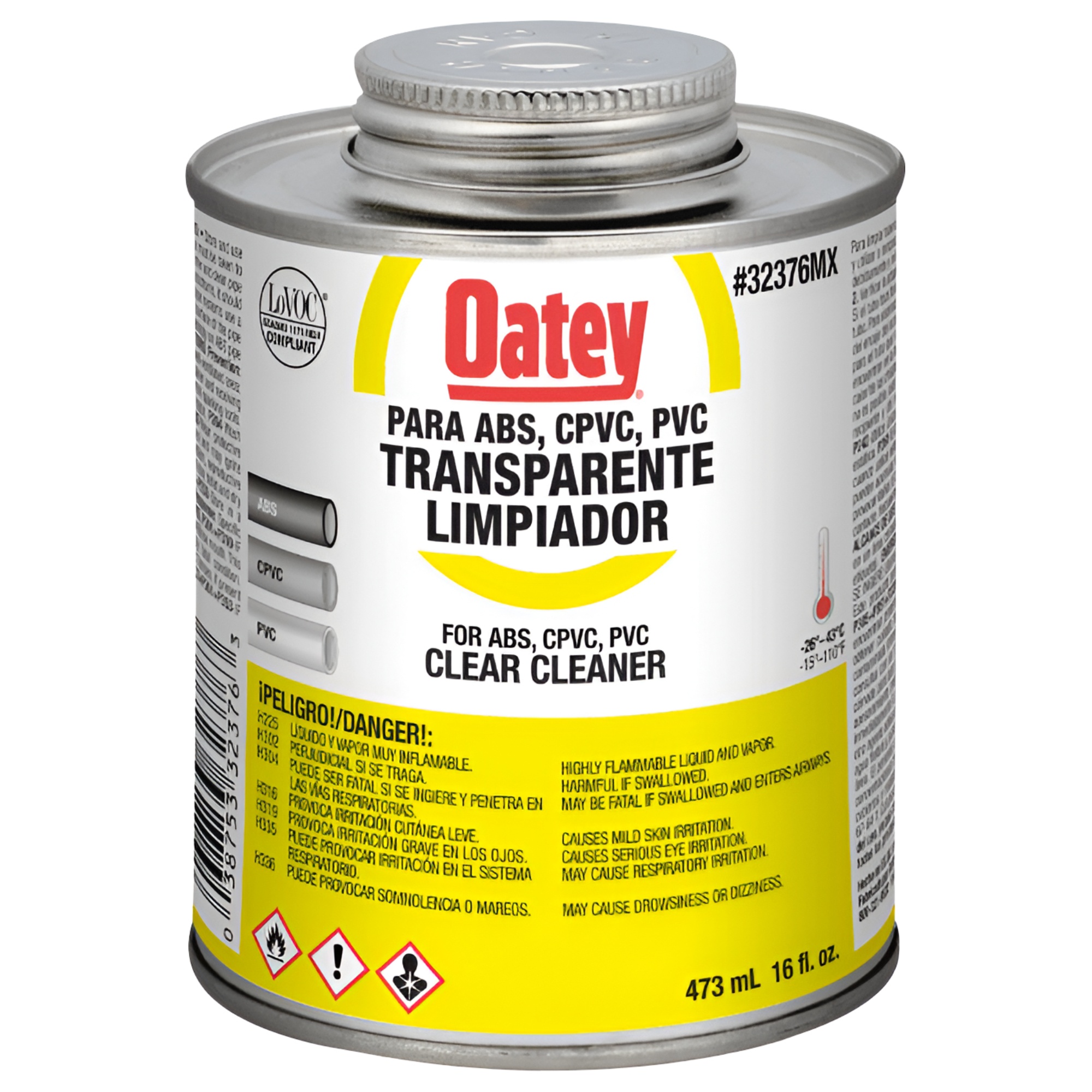 194058 OATEY - Limpiador para PVC CPVC ABS 1/2 Oatey