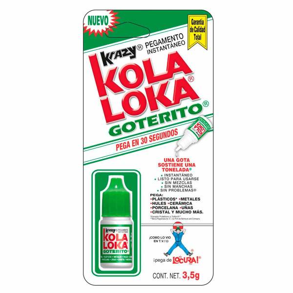 195324 KOLALOKA - Pegamento instantaneo 03.5gr goterito KLG Kolaloka