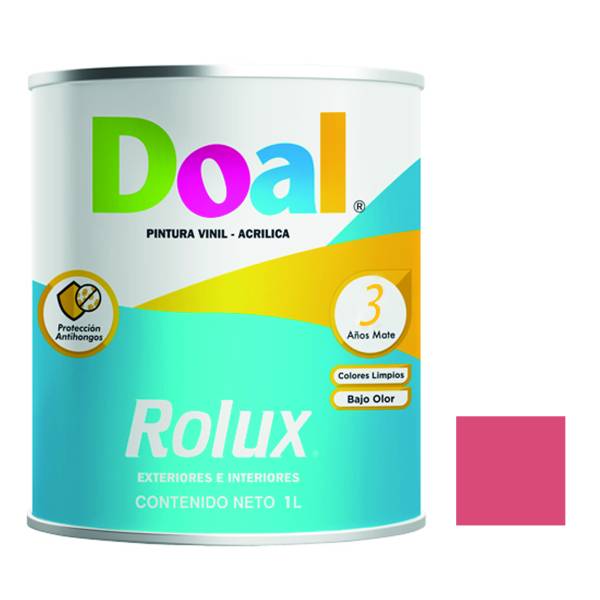 195615 DOAL - Pintura vinil rolux toronja 1.0 lt Doal
