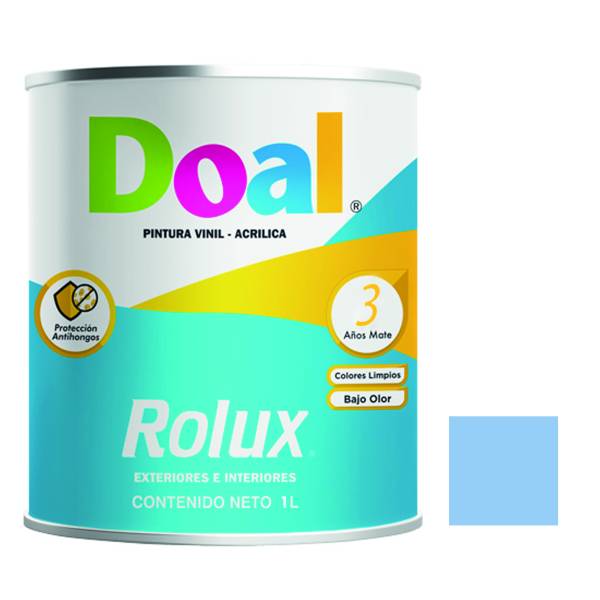 195619 DOAL - Pintura vinil rolux azul vintage 1.0 lt Doal