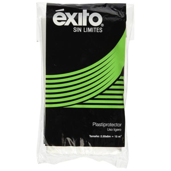 196214 EXITO - Plastiprotector 2.5x6m uso ligero Exito
