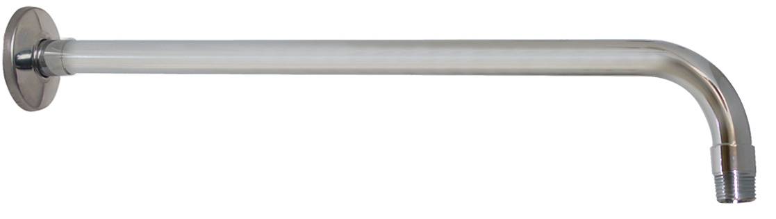 197261 RUGO - Brazo para regadera recto 39 cm de fierro cromado Rugo