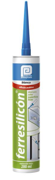 197640 PENSILVANIA - Silicon multiusos cartucho 280ml blanco Ferresilicon Pennsylvania