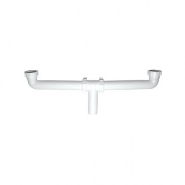 197817 COFLEX - Salida central para fregadero plastico blanca pb9005 Coflex