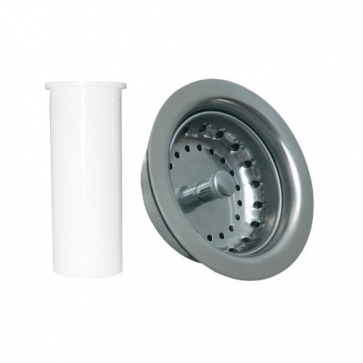 197833 COFLEX - Contracanasta para fregadero de acero inoxidable con tubo plastico PH100 Coflex