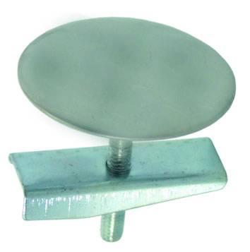 197851 COFLEX - Cubretaladro redondo liso de acero inoxidable cromada PLA100 Coflex