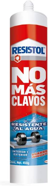 197889 RESISTOL - Pegamento no mas clavos resistente al agua 450gr Resistol