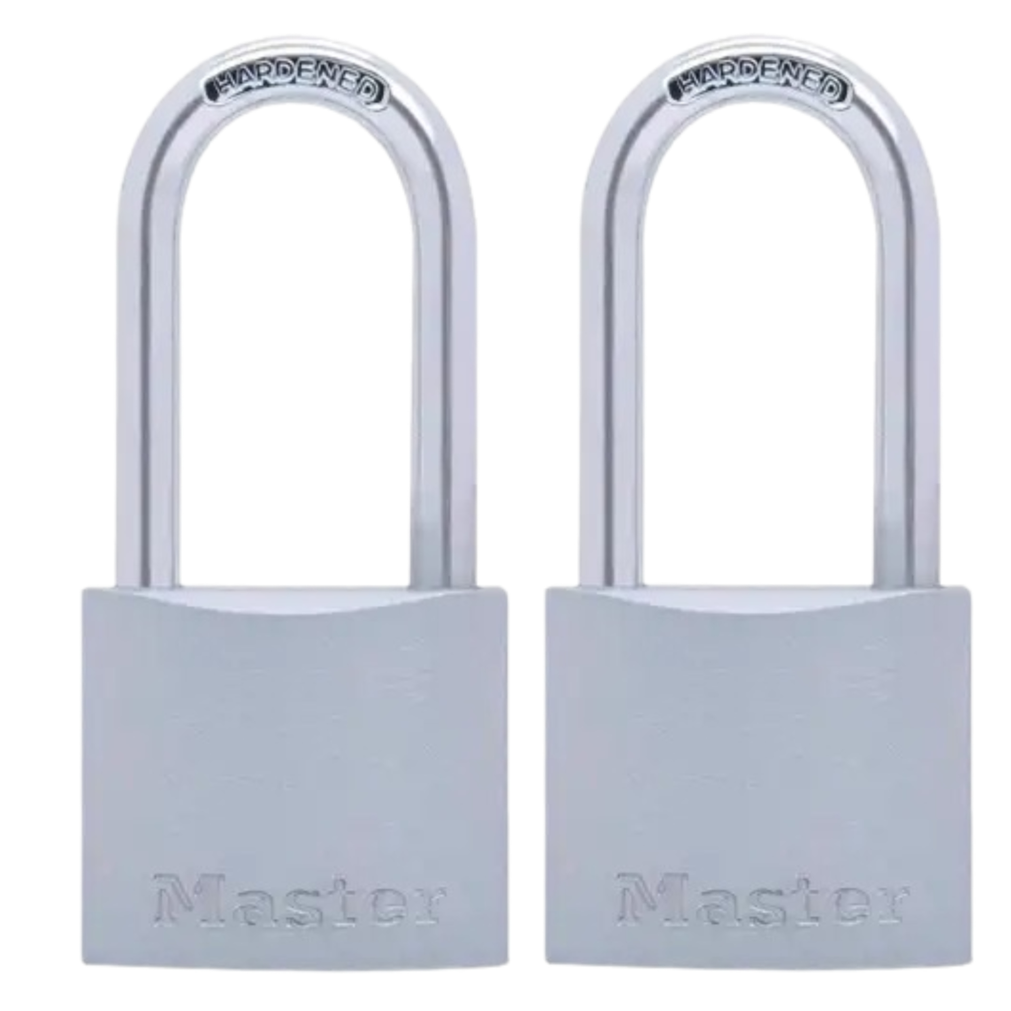199052 MASTER LOCK - Candado metalico 38mm llave tradicional gancho largo con 2pz Master Lock
