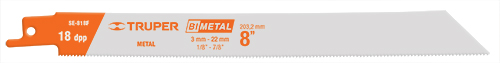 199153 TRUPER - Segueta bimetal para metal 18 dpp 8