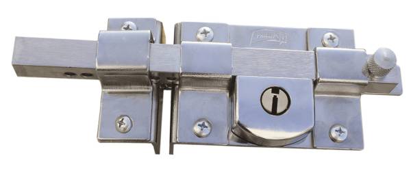 199534 PHILLIPS - Cerradura barra fija izquierda llave tradicional cromada caja Phillips