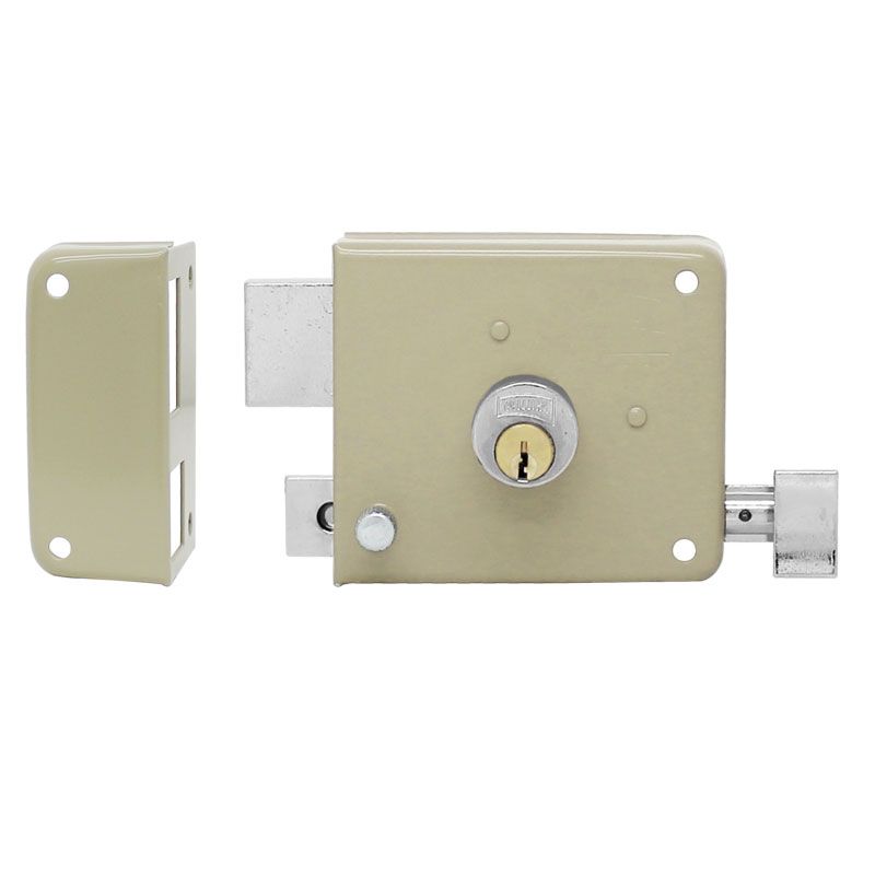 199828 PHILLIPS - Cerradura sobreponer izquierda beige montafacil caja Phillips