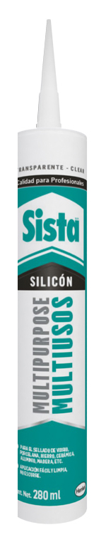 200113 SISTA - Silicon multiusos cartucho 280ml blanco Sista