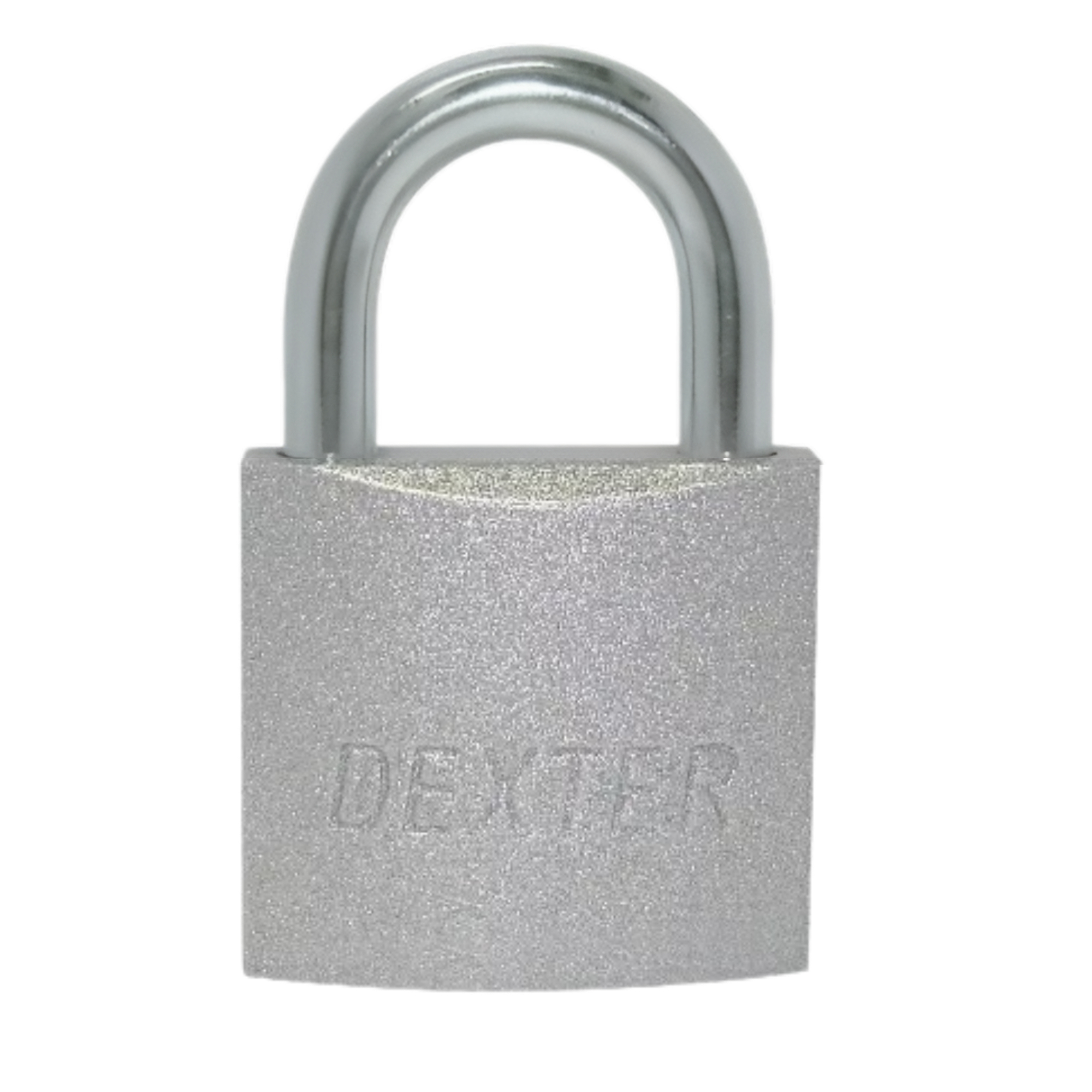 200275 DEXTER - Candado metalico 45mm llave tradicional gancho corto pulido en caja Dexter