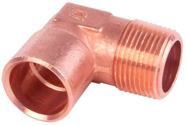 203951 STANDARD - Codo rosca exterior 90° cobre 013mm 1/2
