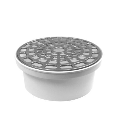 204807 FLEXIMATIC - Coladera universal PVC para tuberia rejilla de acero inoxidable maxtor 2264 Fleximatic