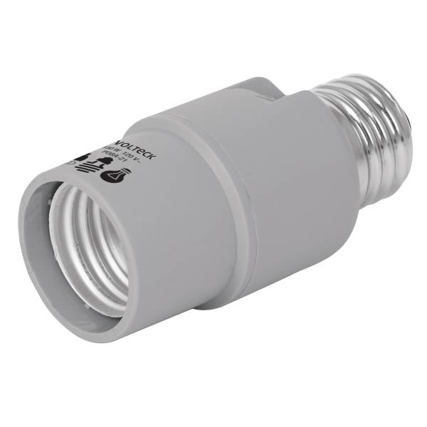 204941 VOLTECK - Portalampara con sensor luz poba-21 Volteck