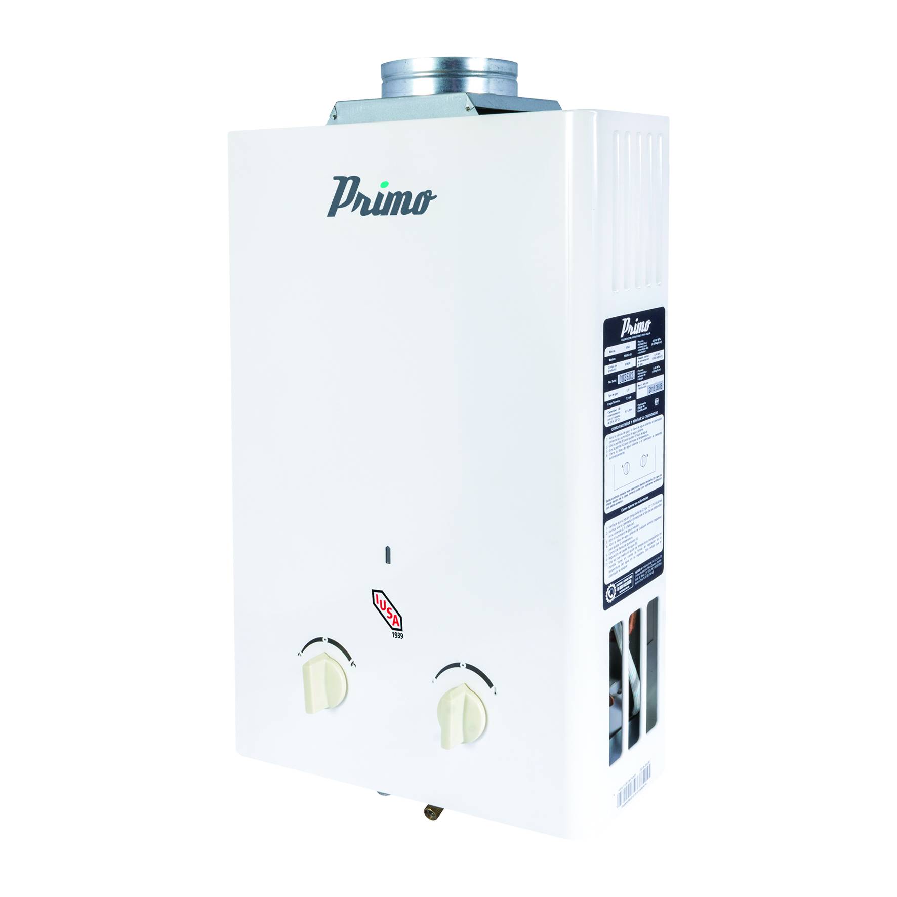 Boiler instantaneo 06lts LP primo Iusa