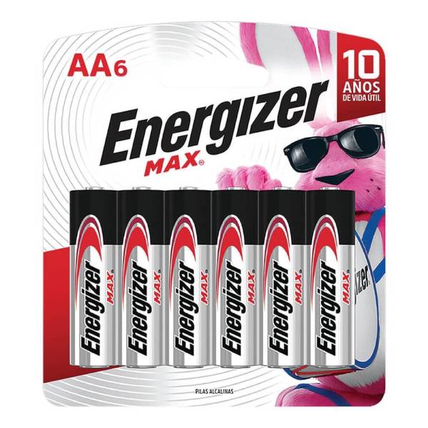 205236 ENERGIZER - Pila alcalina AA blister con 6 pz Energizer