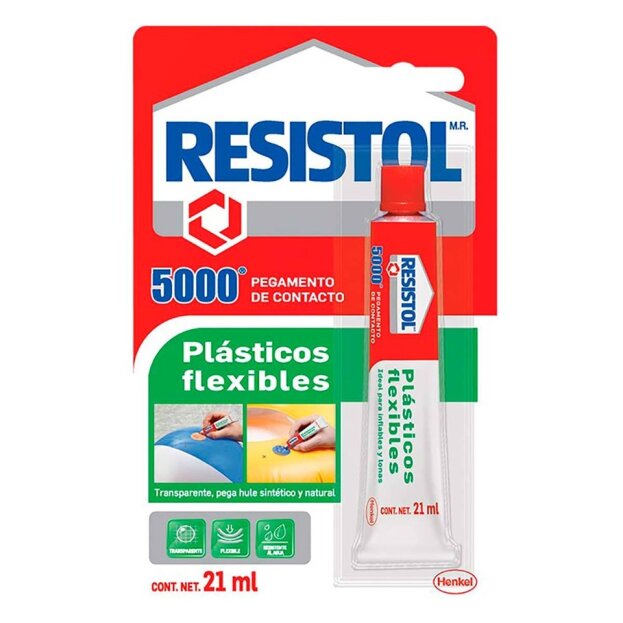 205535 RESISTOL - Pegamento 5000 plasticos flexibles 21ml Resistol