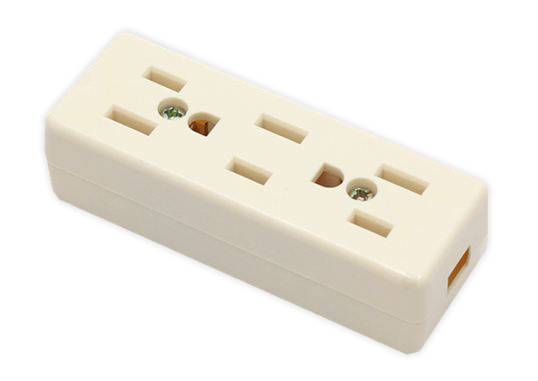 206239 KLEY - Multicontacto para extension 3 contactos 2p+t marfil granel Kley
