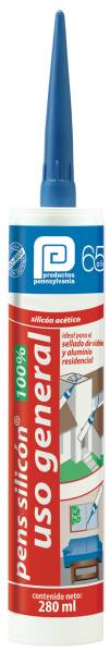 206257 PENSILVANIA - Silicon 100% cartucho 280ml blanco Pennsylvania