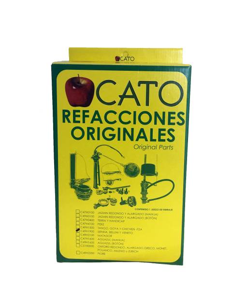 207650 CATO - Juego de herrajes para sanitario plasticos de 3