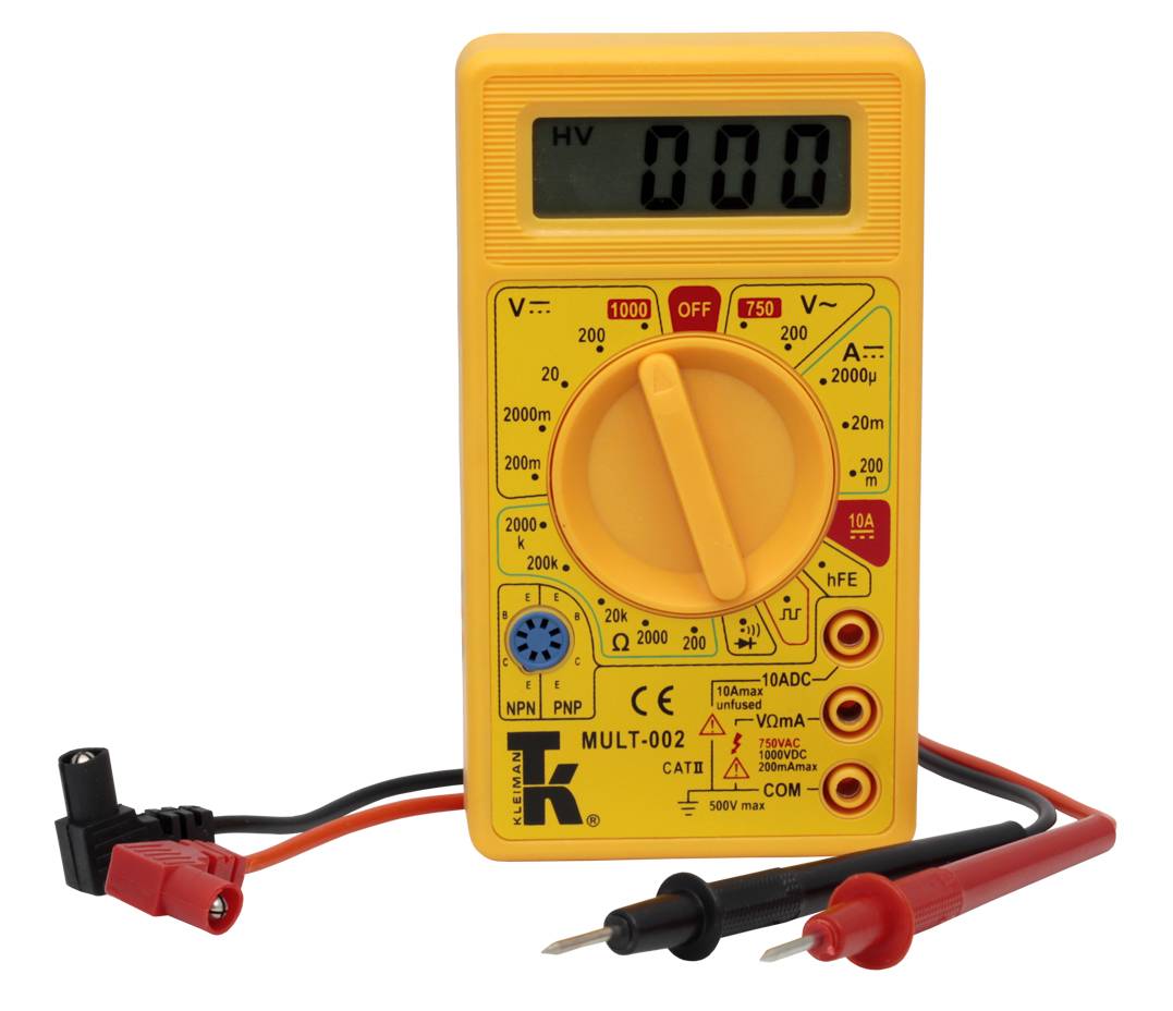 207694 KLEY - Multimetro digital con buzzer MULT-002 Kley
