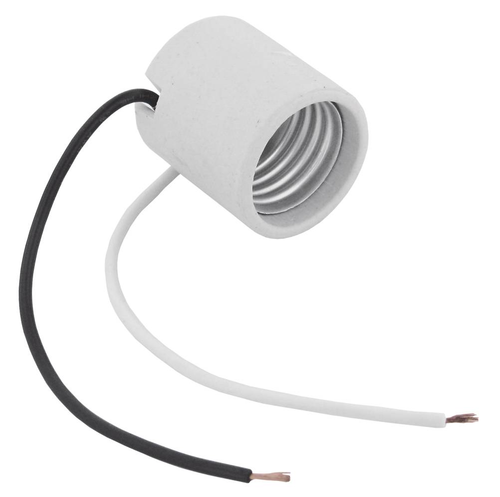 208123 KLEY - Portalampara ceramica para candil con cables Kley