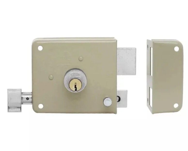 209986 PHILLIPS - Cerradura sobreponer derecha beige montafacil en caja Phillips