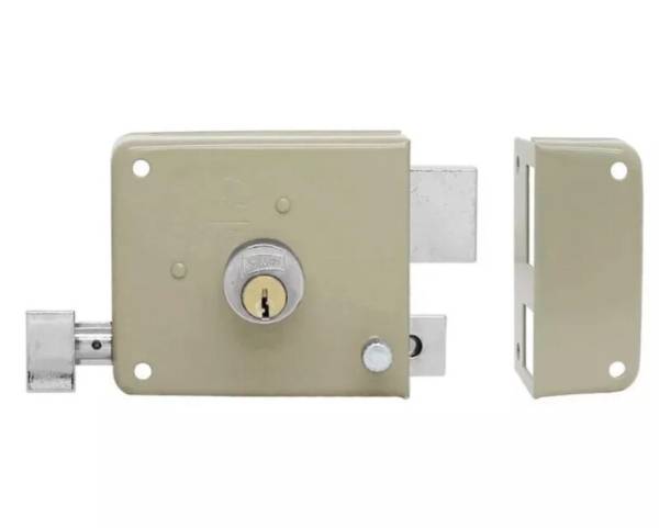 209986 PHILLIPS - Cerradura sobreponer derecha beige montafacil en caja Phillips