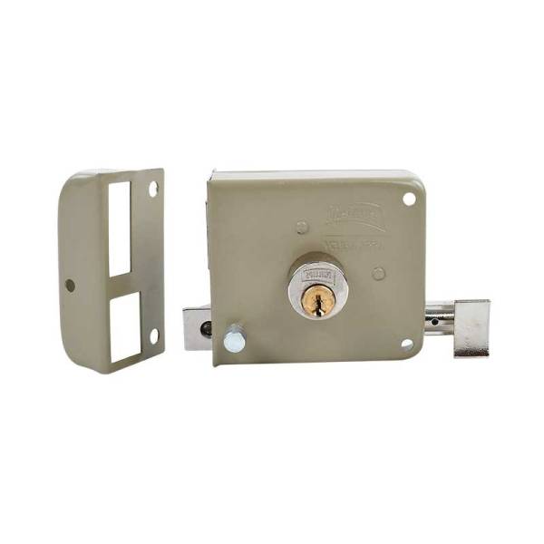209989 PHILLIPS - Cerradura sobreponer izquierda beige clasica caja Phillips