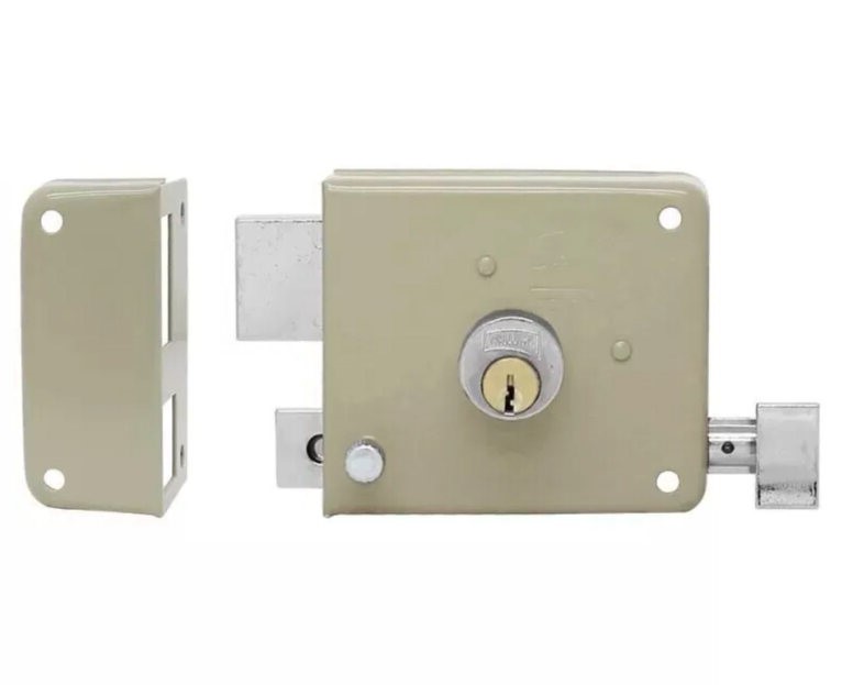 209992 PHILLIPS - Cerradura sobreponer izquierda beige montafacil caja Phillips