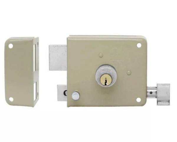 209992 PHILLIPS - Cerradura sobreponer izquierda beige montafacil caja Phillips