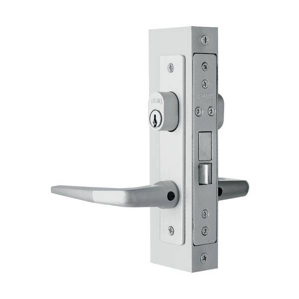 210323 PHILLIPS - Cerradura para perfil de aluminio con manija blanca Phillips