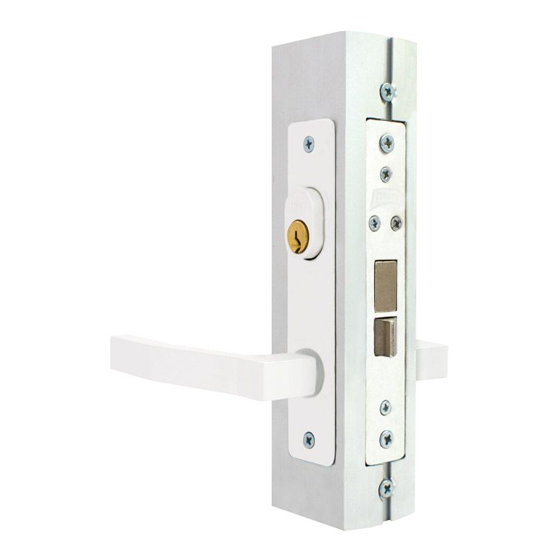 210362 PHILLIPS - Cerradura para perfil de aluminio con manija blanca Phillips