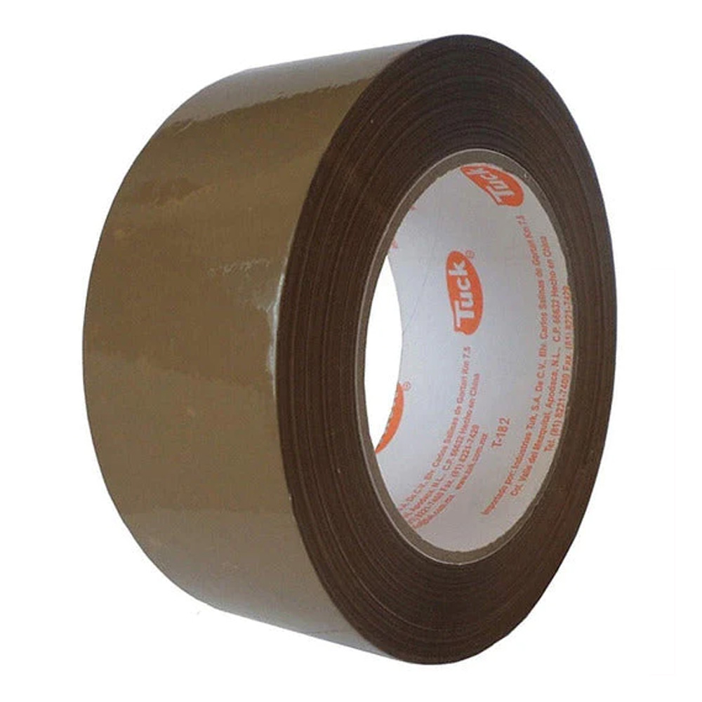 211053 TUK - Cinta de empaque canela 48mm x 100mt adhesivo hot melt 182 Tuk