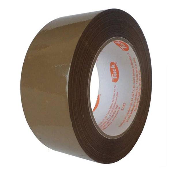 211053 TUK - Cinta de empaque canela 48mm x 100mt adhesivo hot melt 182 Tuk