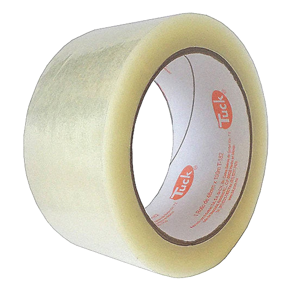 211056 TUK - Cinta de empaque transp 48mm x 100mt adhesivo hot melt 182 Tuk