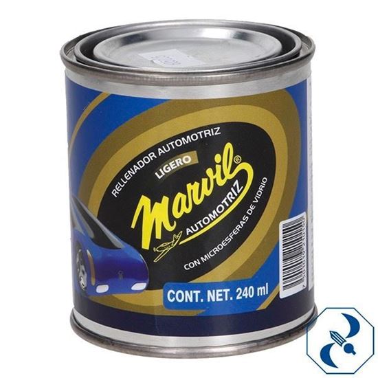 211340 MARVIL - Rellenador automotriz con catalizador 240 ml MARVIL