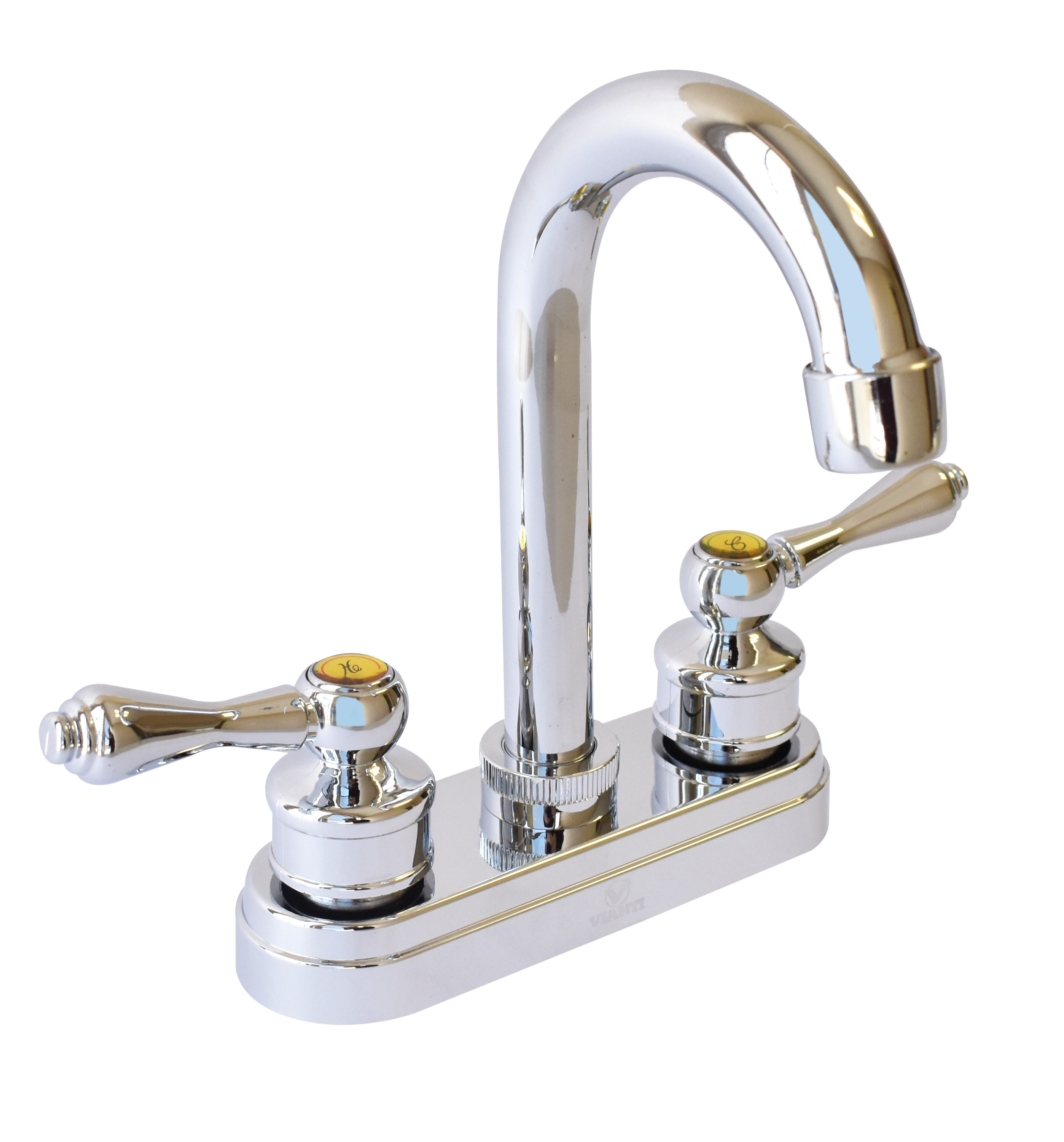 211823 VIANTI - Mezcladora lavabo laton tipo bar maneral palanca 1/4 de vuelta cromada MLV003 Vianti