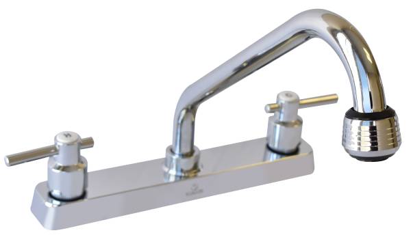 211828 VIANTI - Mezcladora fregadero laton tipo standard maneral palanca 1/4 de vuelta cromada MFV001 Vianti